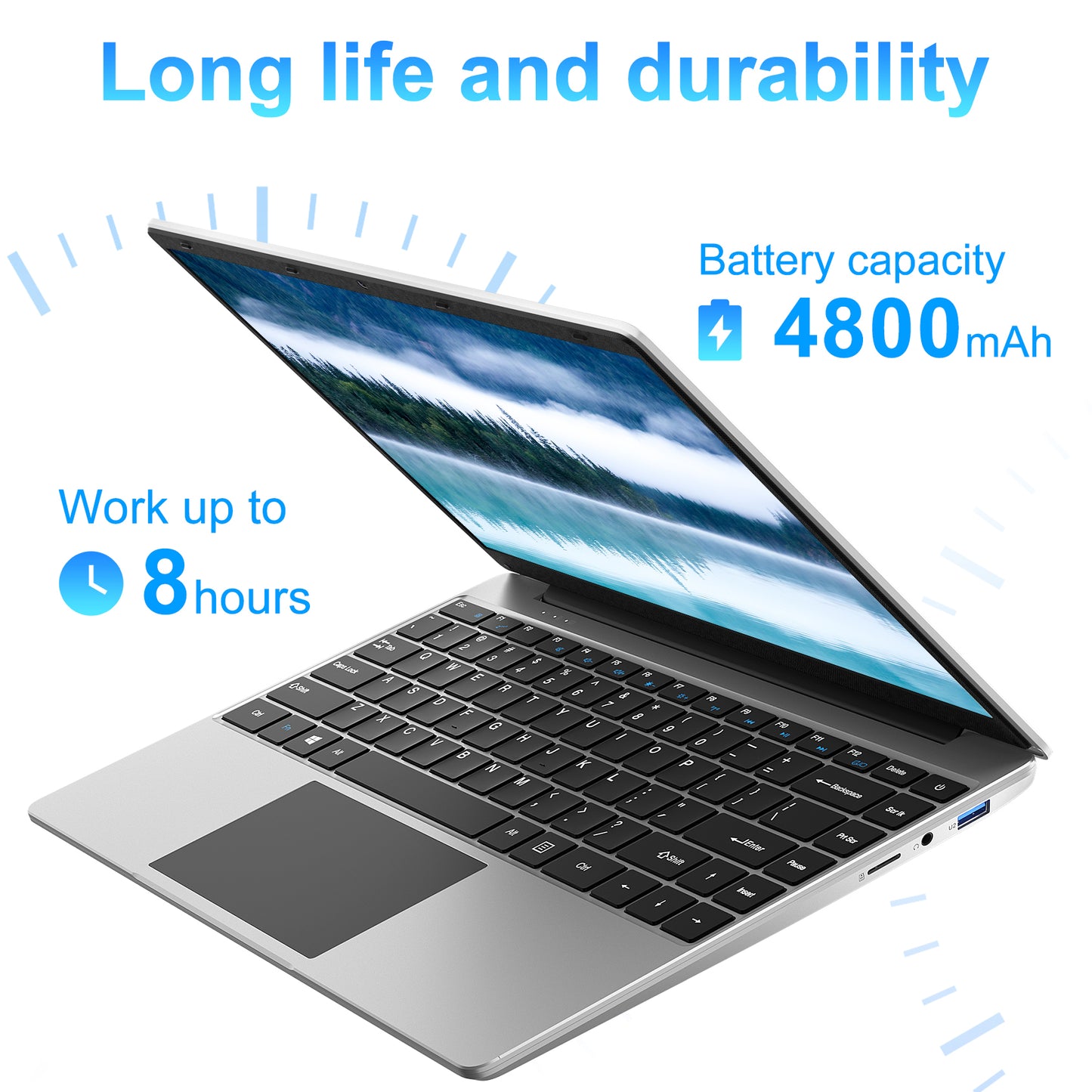 Jumper 14in Windows 11 Laptop 12GB DDR4 512GB SSD Computer with 4 Core Intel Celeron J4105, 1080*1920